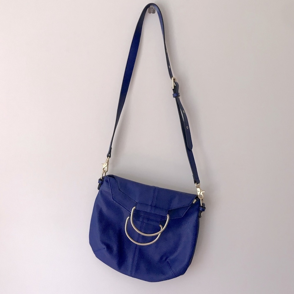 Foley + Corinna KAYLA FOLDOVER TOTE IN BLUE